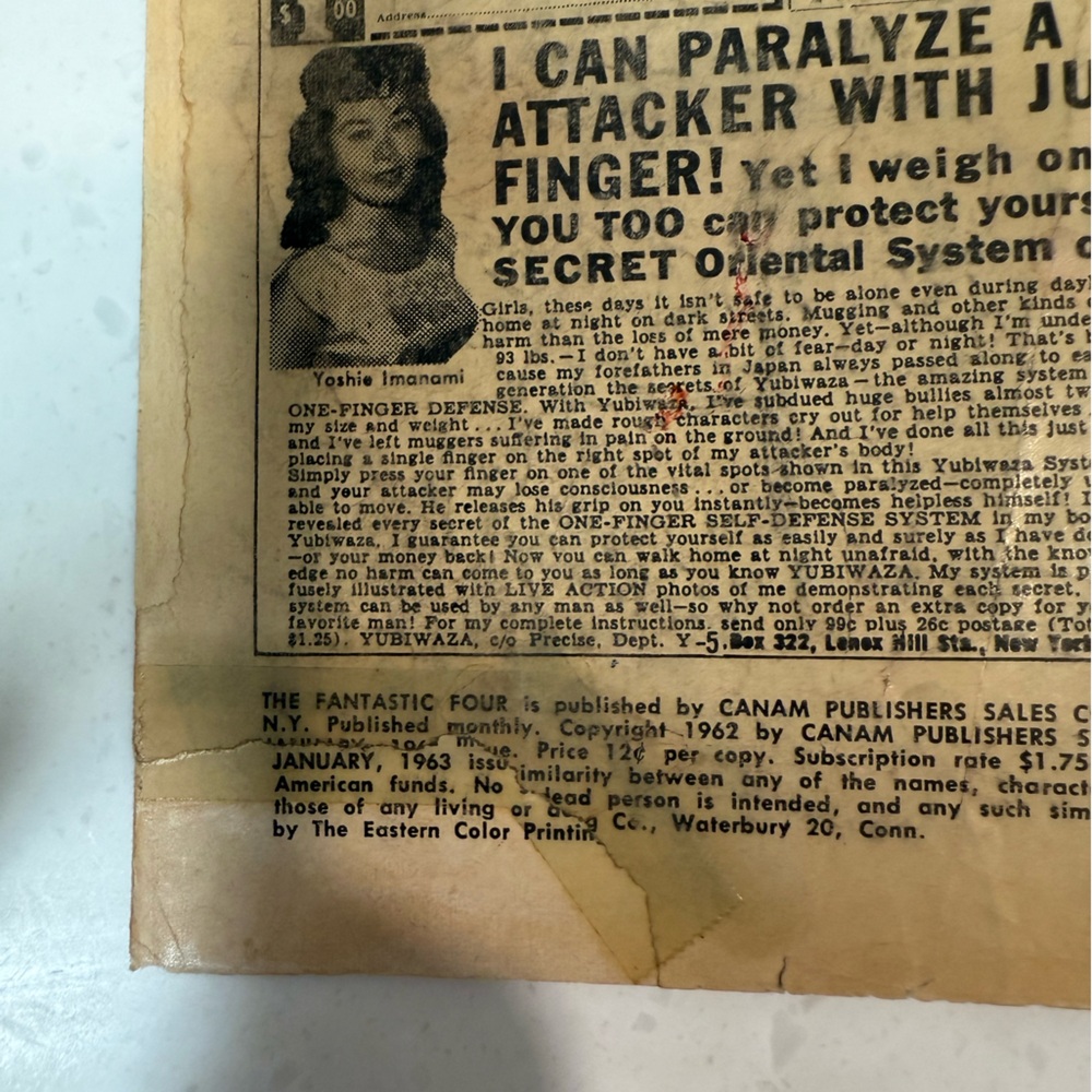 1963 fantastic four #10 comic book - Picture 4 of 10